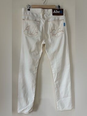 ADVISORY BOARD CRYSTALS ABCD. FIT B SLIM FIT JEAN - WHITE